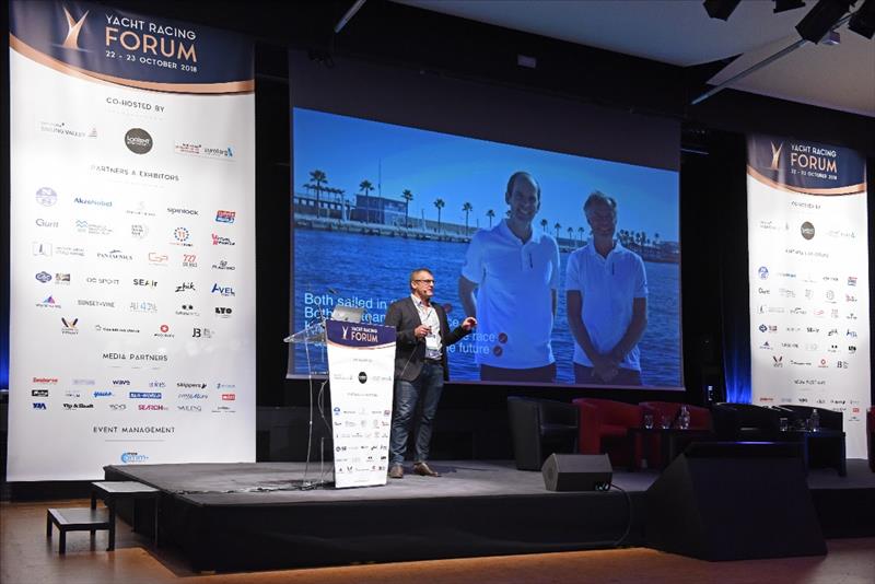 Richard Mason, Executive Director, The Ocean Race, during last year's Yacht Racing Forum. Sailing's most important offshore race will once again be well represented in 2019 in Bilbao photo copyright Yacht Racing Forum taken at  and featuring the Marine Industry class