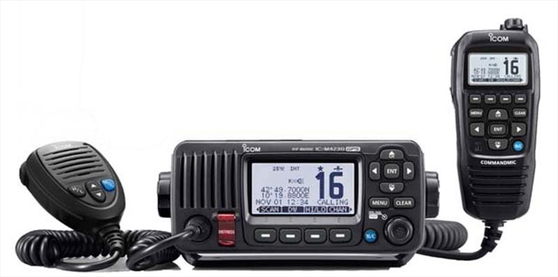 IC-M423GB mobile radios photo copyright Icom taken at  and featuring the Marine Industry class