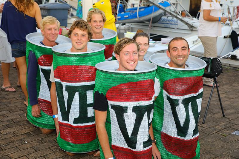 Winners of the Best Dressed from SY Adix with the 6-pack of Aussie VBs - 7th Annual Australia Tahiti Rendezvous photo copyright Kylie Pike taken at  and featuring the Marine Industry class