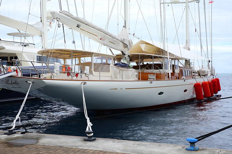 Superyachts at this year's Tahiti Rendezvous  - photo © Jeni Bone