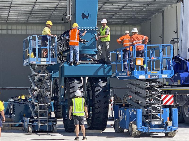 The Boat Works new 300 Tonne lift - photo © The Boat Works