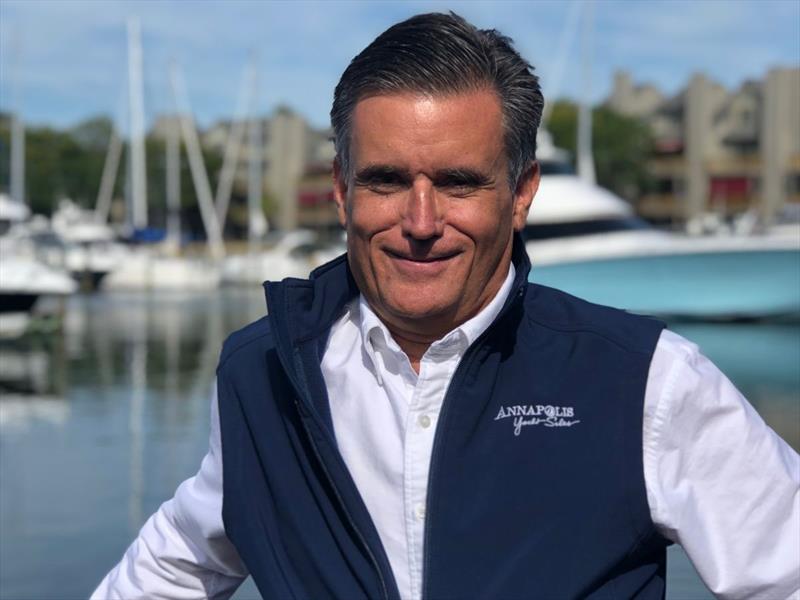 Mark Andrews,  Annapolis Yacht Sales President photo copyright Annapolis Yacht Sales taken at  and featuring the Marine Industry class
