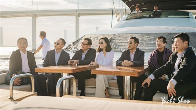 Macau Yacht Show 2019: onboard yachting experiences photo copyright Macau Yacht Show taken at  and featuring the Marine Industry class