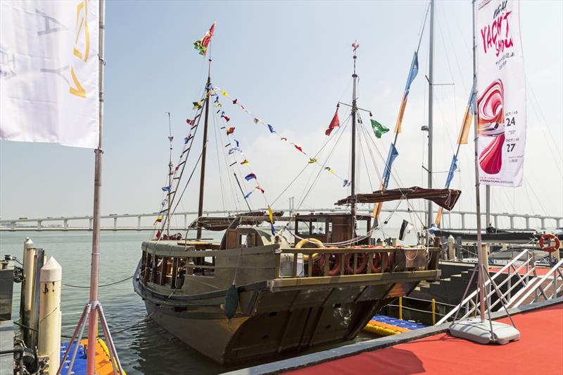 Traditional Chinese junk. Macau Yacht Show 2019. - photo © Guy Nowell / MYS 2019