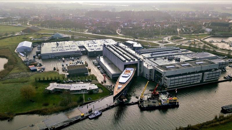 Royal Huisman project 400 - Sea Eagle II photo copyright Jurjen van 't Verlaat taken at  and featuring the Marine Industry class