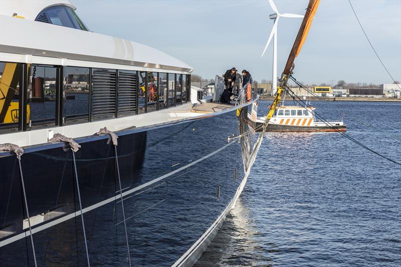 Royal Huisman project 400 - Sea Eagle II photo copyright Priska vdrr Meulen taken at  and featuring the Marine Industry class