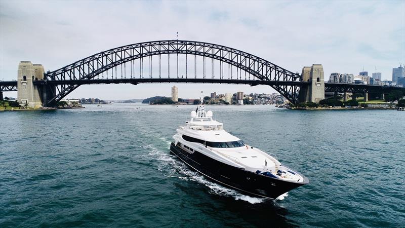 MY Mischief on Sydney Harbour photo copyright Maddie Spencer taken at  and featuring the Marine Industry class