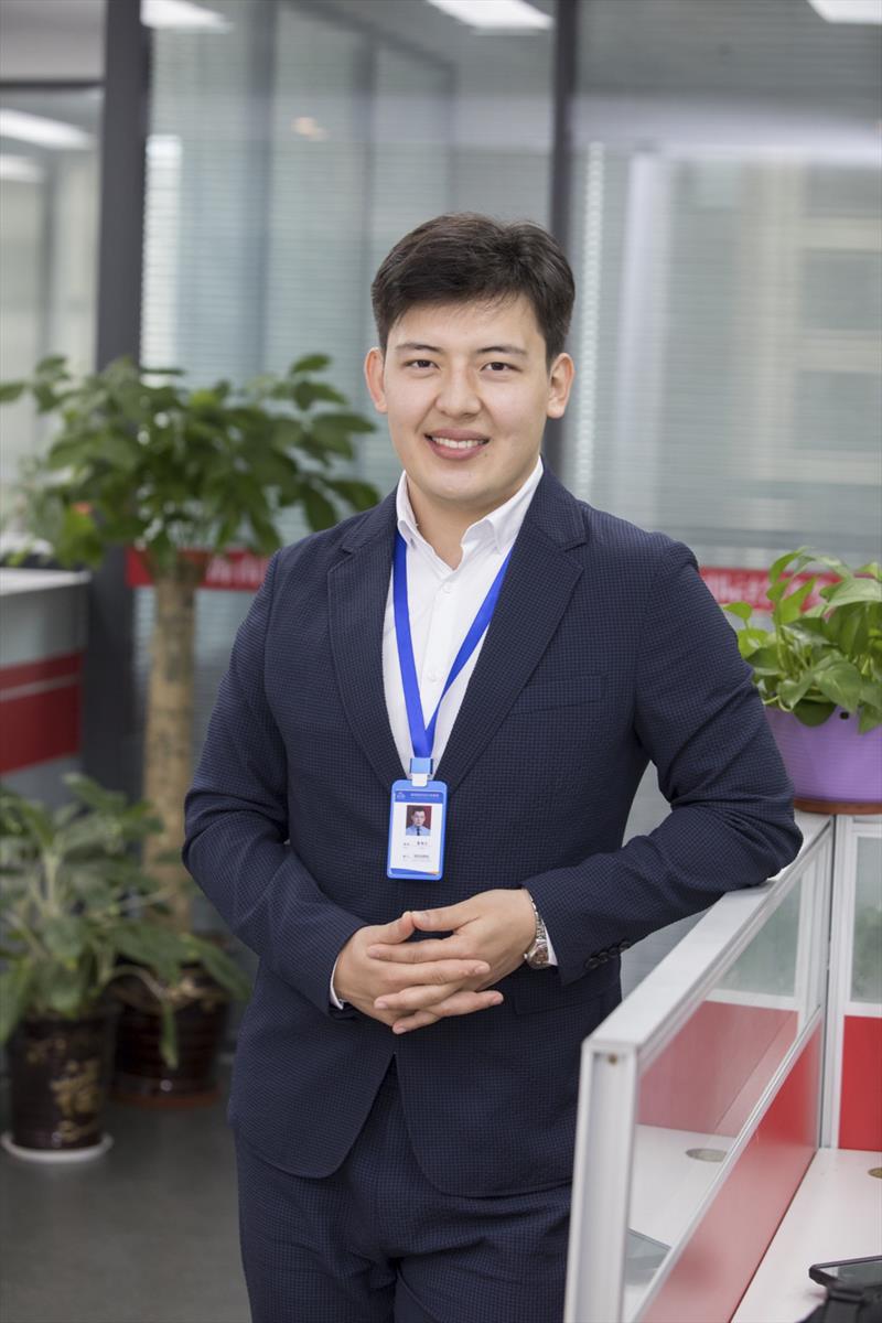 Ruslan Tulenov, Global Media Officer, Hainan Provincial Bureau of Economic Development photo copyright IEBD taken at  and featuring the Marine Industry class