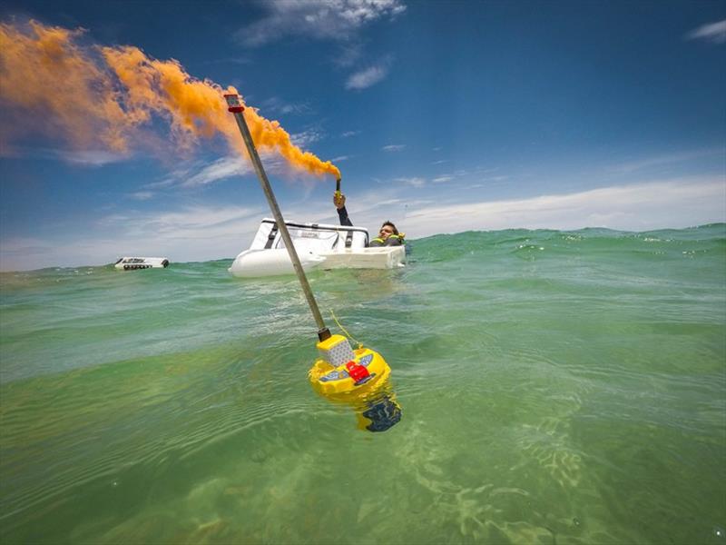 406 MHz beacons, such as the Ocean Signal EPIRB, provide access to rescue services in an emergency photo copyright Ocean Signal taken at  and featuring the Marine Industry class