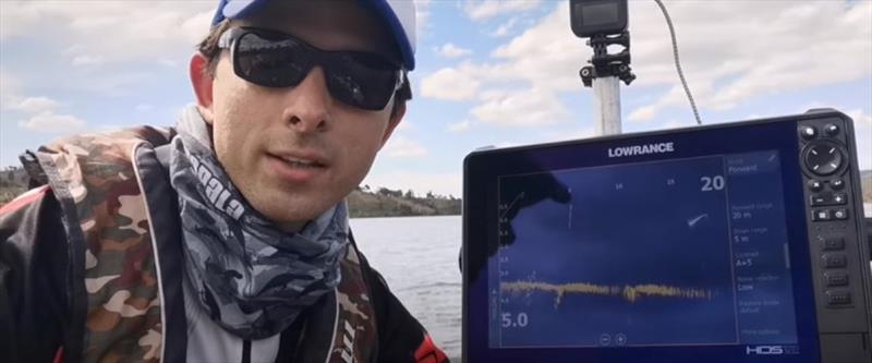 Using the new ActiveTarget live sonar with Lowrance pro Roman photo copyright Lowrance taken at  and featuring the Marine Industry class
