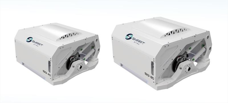 The Smartgyro SG40 and SG80 gyroscopic stabilizers - photo © Smartgyro
