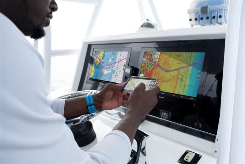 Garmin carto photo copyright Garmin taken at  and featuring the Marine Industry class