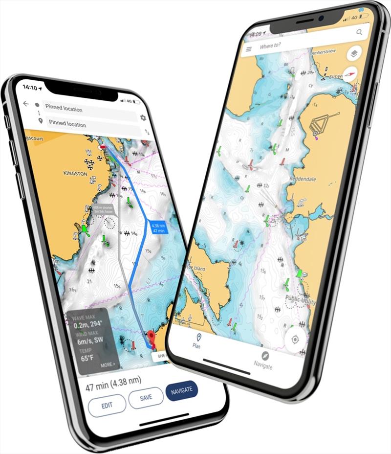 Lowrance App - iPhone photo copyright Lowrance taken at  and featuring the Marine Industry class