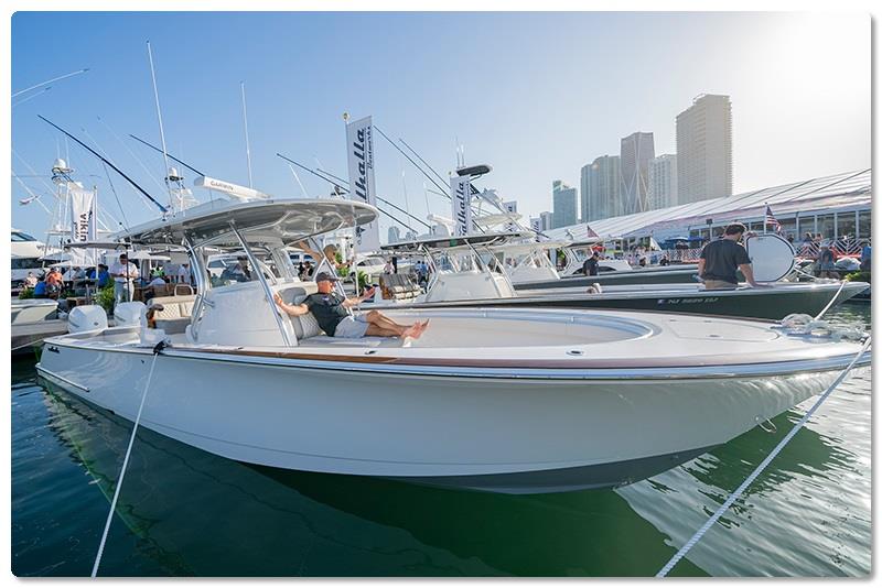 Fantastic February Boat Shows at Viking Yachts photo copyright Viking Yachts taken at  and featuring the Marine Industry class