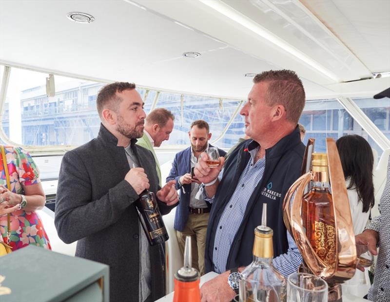 Glenfiddich whisky tasting onboard Chaos photo copyright Peter Collie taken at  and featuring the Marine Industry class