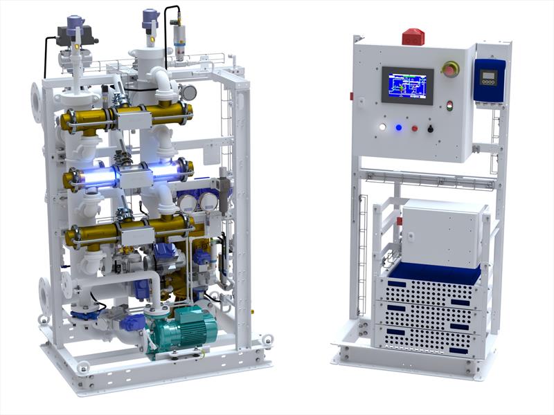 A low flow L series - split skid BIO-SEA L03 0087 BWTS system photo copyright BIO-UV Group taken at  and featuring the Marine Industry class