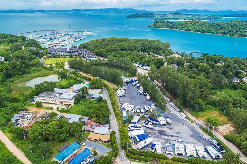 Ao Po Grand Marina. Phuket's port of entry for 'Test & Go' arrivals by sea photo copyright APS taken at  and featuring the Marine Industry class
