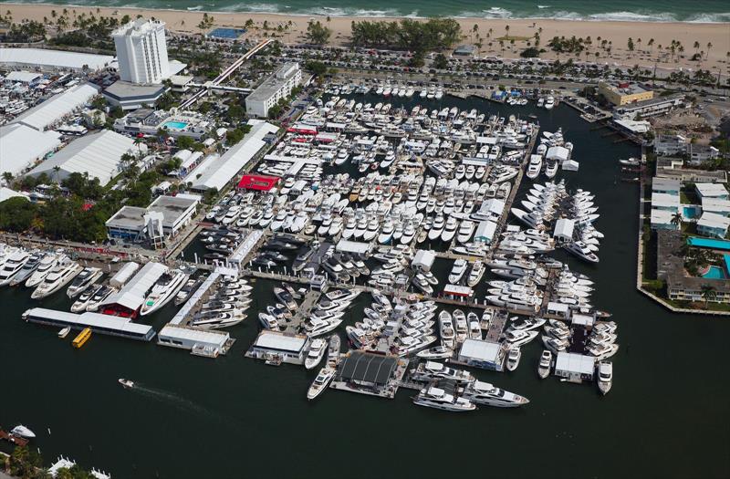 Fort Lauderdale aerials photo copyright &nbsp; taken at  and featuring the Marine Industry class