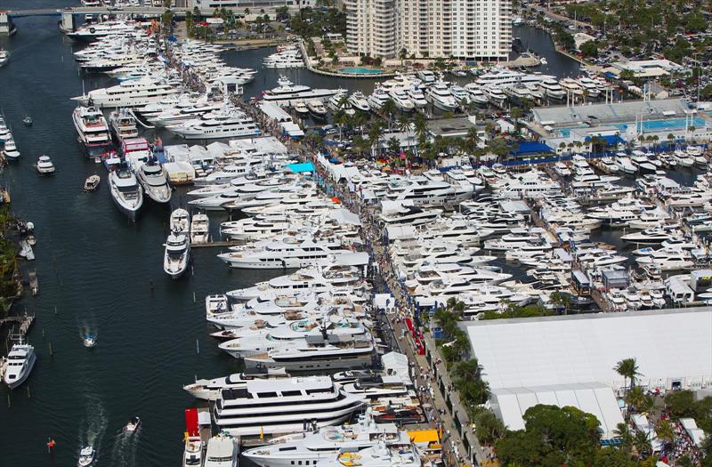 Fort Lauderdale aerials photo copyright &nbsp; taken at  and featuring the Marine Industry class