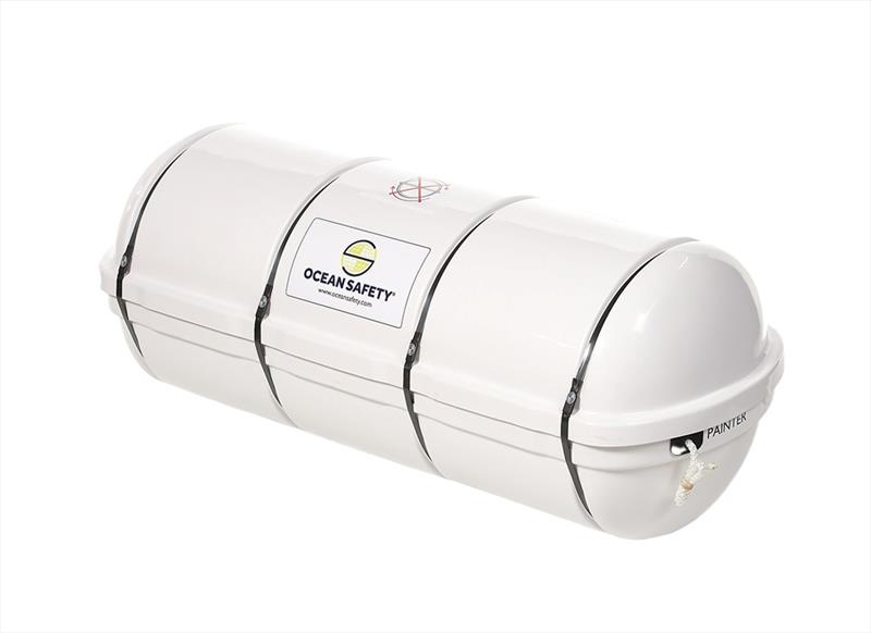 Ocean SOLAS Throw-Over Liferaft new style container photo copyright Ocean Safety taken at  and featuring the Marine Industry class