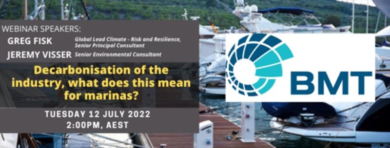 Webinar: Decarbonisation of the industry, what does this means for marinas? - photo © Marina Industries Association