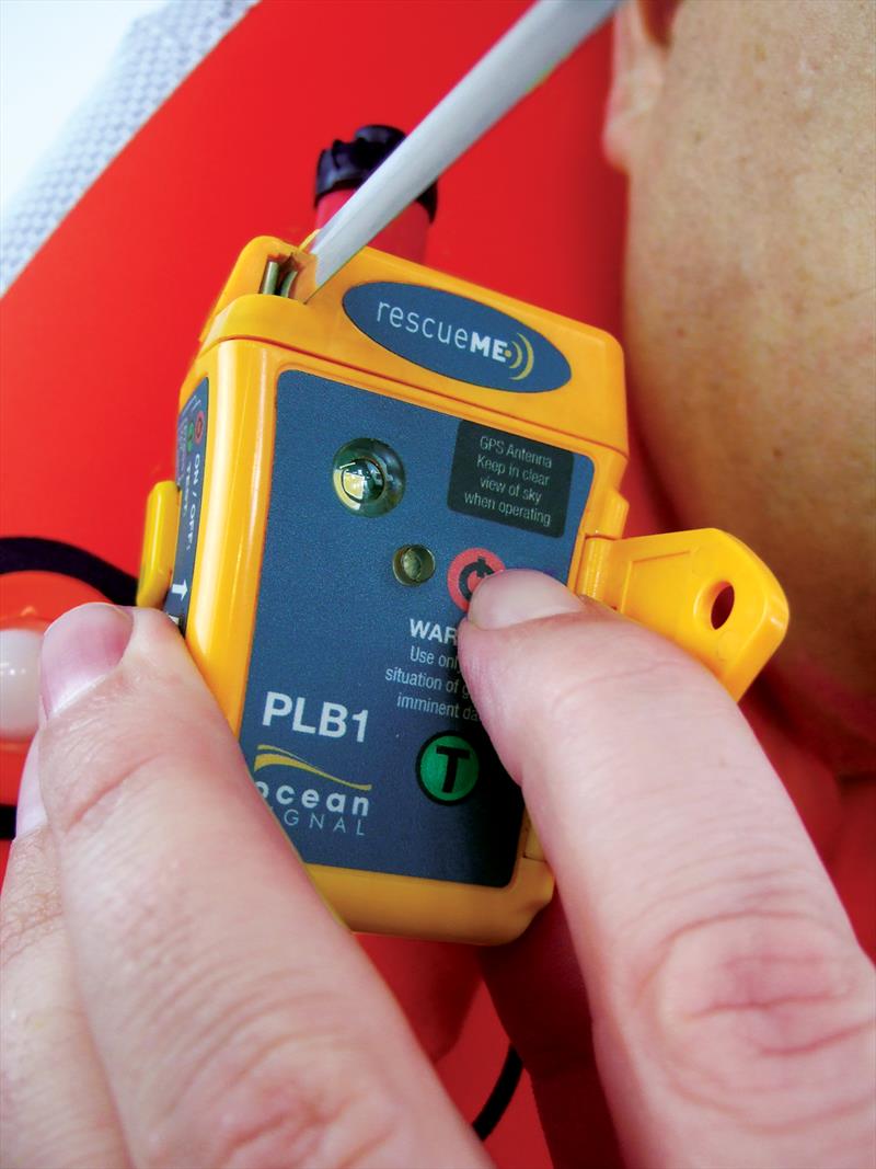 Ocean Signal rescueME PLB1 - one hand operation photo copyright Ocean Signal taken at  and featuring the Marine Industry class
