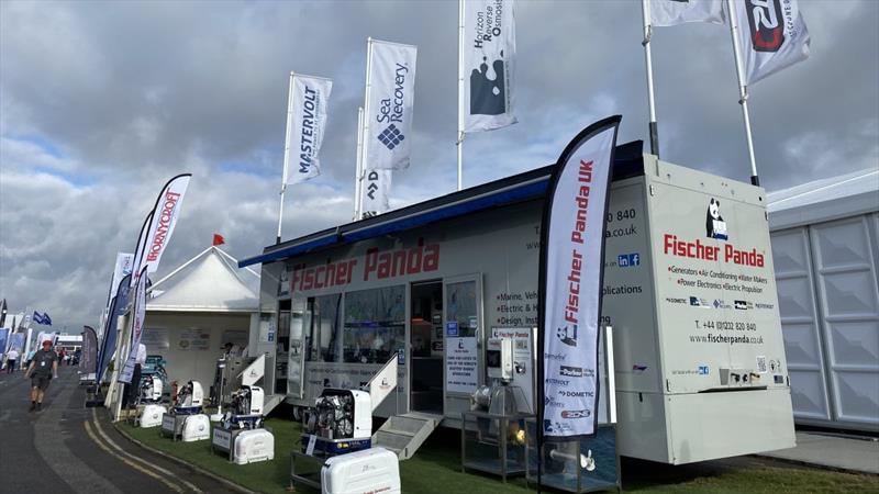 Fischer Panda UK display trailer at previous Southampton International Boat Show photo copyright Fischer Panda taken at  and featuring the Marine Industry class