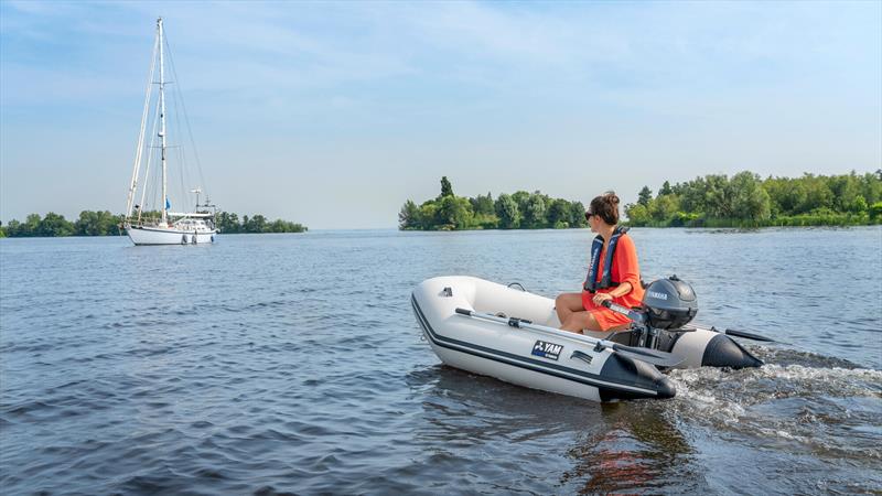 Yamaha YAM240T and 2.5hp outboard photo copyright Yamaha taken at  and featuring the Marine Industry class