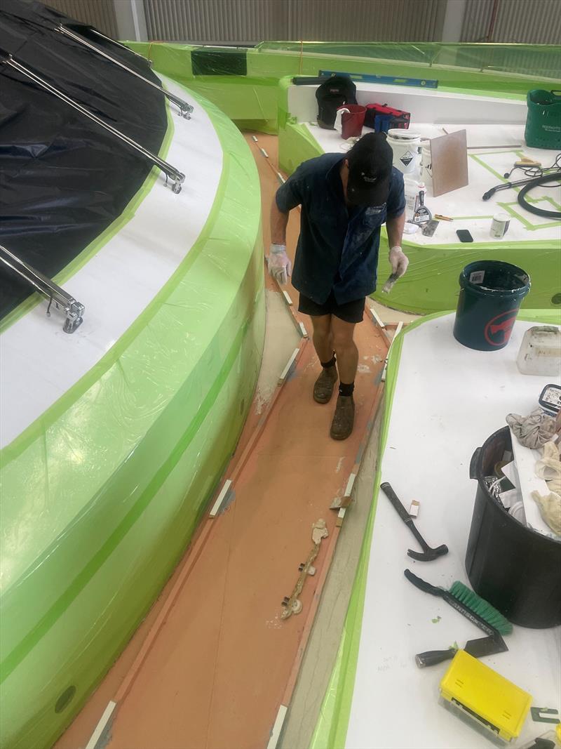 ATL Composites has contributed to a massive teak deck replacement on a popular charter superyacht photo copyright ATL Composites taken at  and featuring the Marine Industry class