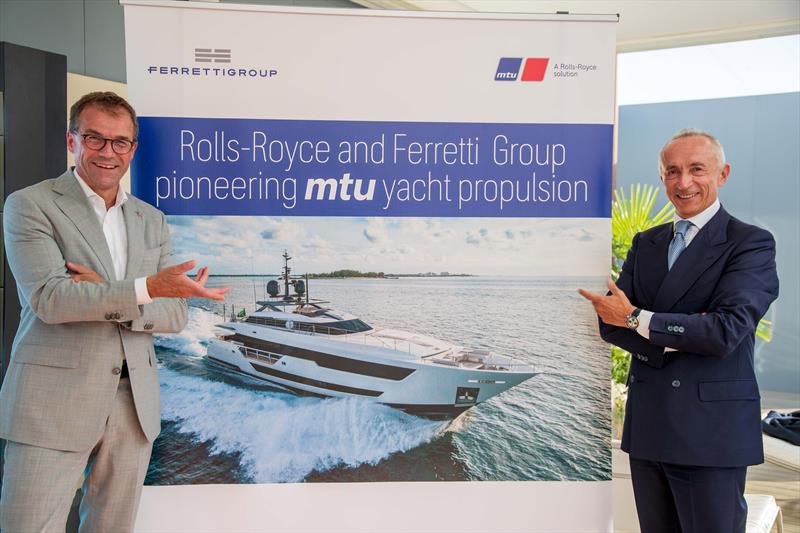 Rolls-Royce and Ferretti Group photo copyright Ferretti Group taken at  and featuring the Marine Industry class
