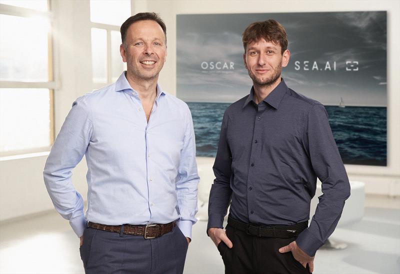 Christoph Ballin, Managing Partner & Raphaël Biancale, Founder & Managing Partner photo copyright SEA.AI taken at  and featuring the Marine Industry class
