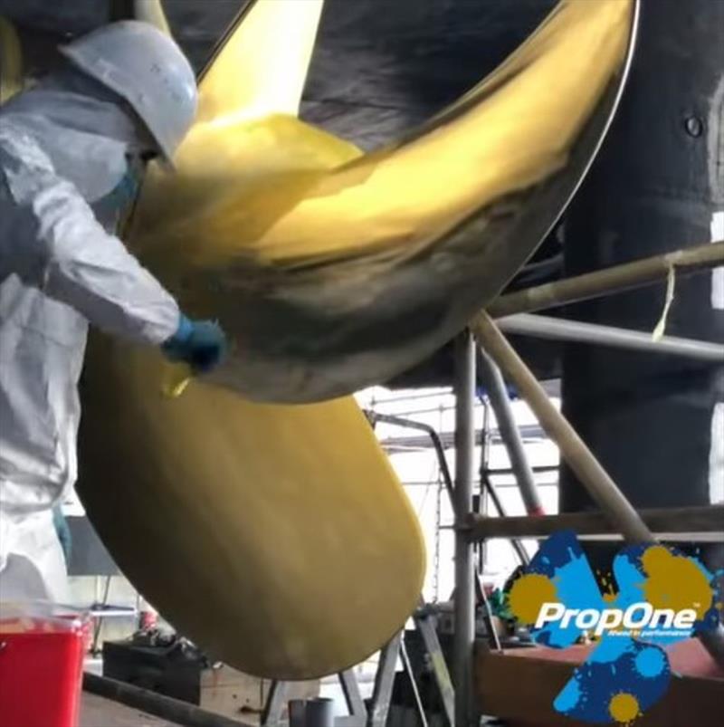 PropOne is Emana Yachting's propeller coating of choice for reliability and performance photo copyright PropOne taken at  and featuring the Marine Industry class