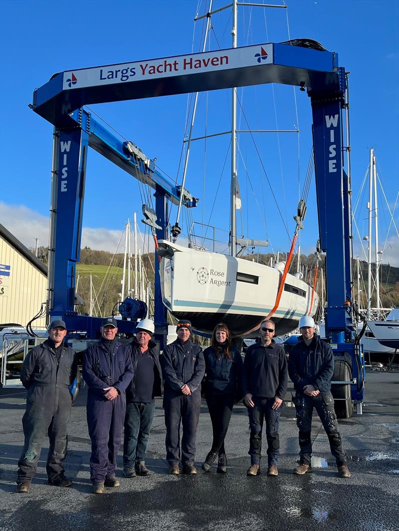 Major boatyard investment at Largs photo copyright Largs Yacht Haven taken at  and featuring the Marine Industry class