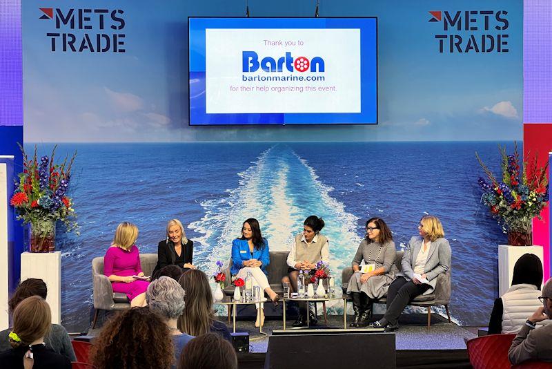 A networking and panel discussion 'Women in the Marine Industry International' was a first at METSTRADE 2022 photo copyright British Marine taken at  and featuring the Marine Industry class