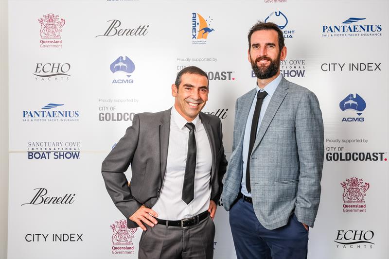 Adam Chanter and David Zohar, Zohar Yacht Provisions at the Australian Marine Industry Awards photo copyright Salty Dingo taken at  and featuring the Marine Industry class