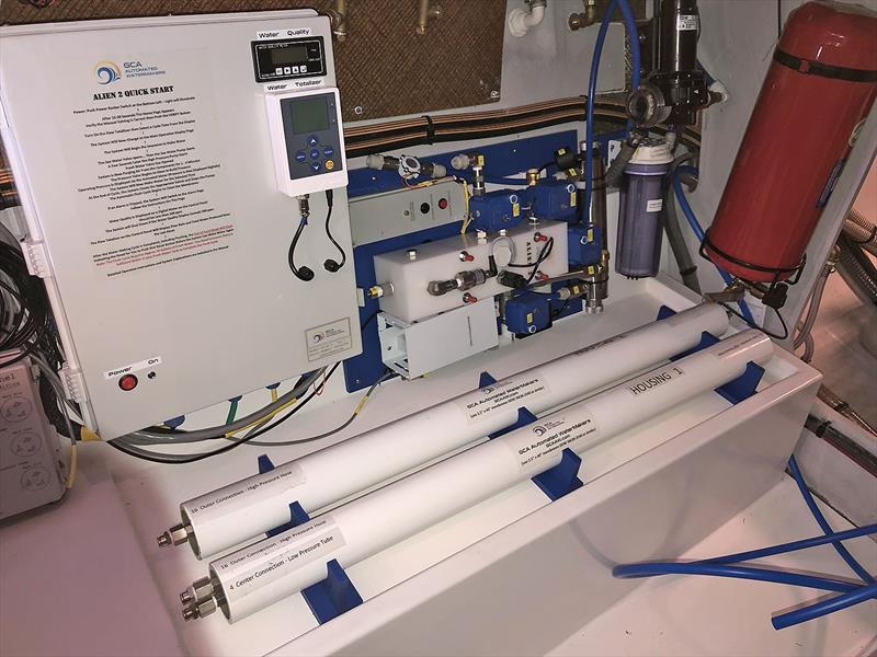 Neel 43 Installation photo copyright GCA Automated Watermakers taken at  and featuring the Marine Industry class