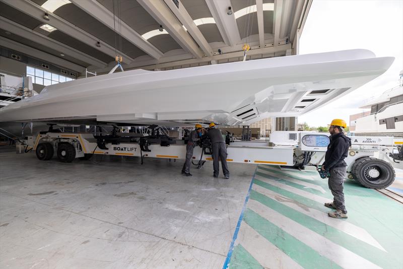 Outfitting Shed - Shipyard in Fano photo copyright Silent Yachts taken at  and featuring the Marine Industry class