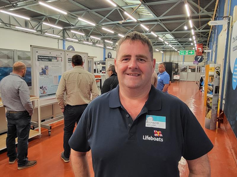 Richard Glynn, RNLI Station Mechanic at Workington, on the visit to Sellafield's Engineering Centre of Excellence at Cleator Moor, Cumbria - photo © RNLI