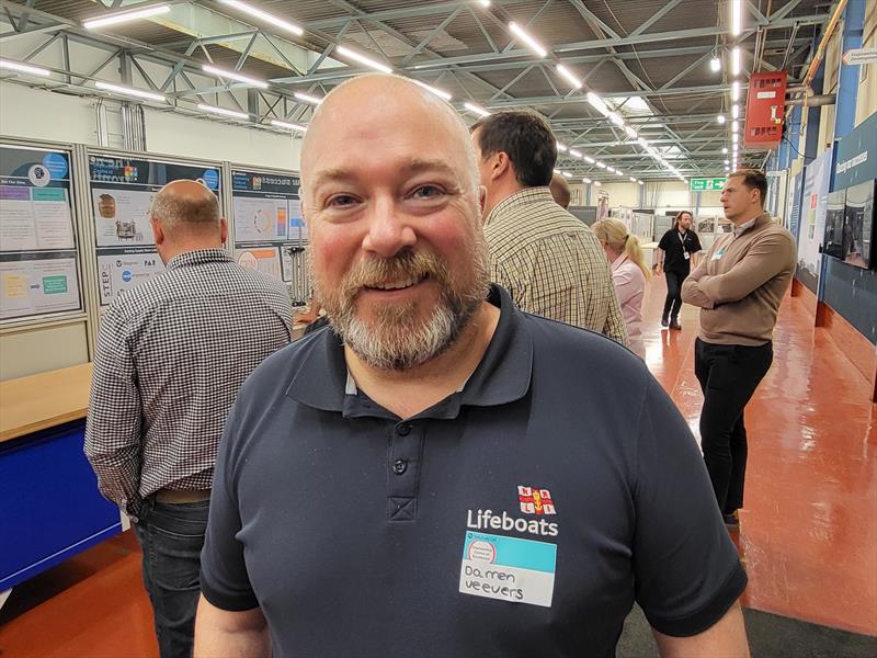 Darren Veevers, RNLI Regional Engineering Lead, covering an area from South Wales to the Scottish border, from Penarth to Silloth, including the Isle of Man, who organised the visit to Sellafield's Engineering Centre of Excellence. at Cleator Moor, Cumbri - photo © RNLI