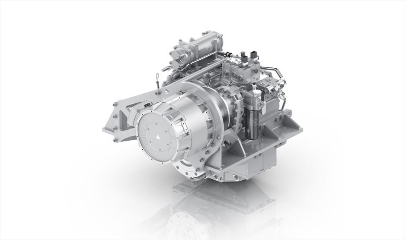 Efficient drive, compact design: ZF's new marine hybrid module. Thanks to its patented supporting frame, it reduces installation space, simplifies installation and supports the electrification of existing ship designs photo copyright ZF Group taken at  and featuring the Marine Industry class