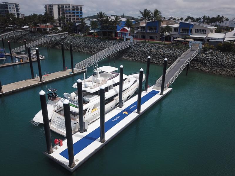 Mackay Marina unveils first superyacht berth upgrade with exciting new features photo copyright Mackay Marina taken at  and featuring the Marine Industry class