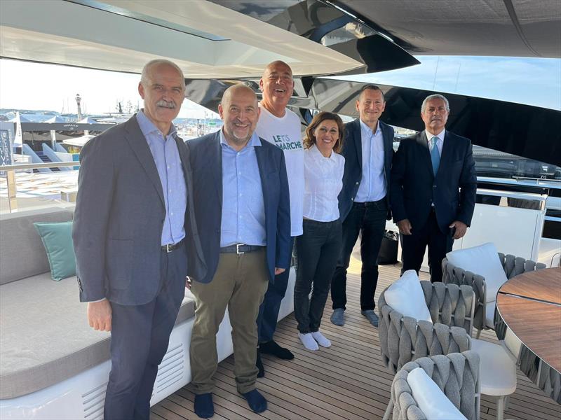 Marche Yachting and Cruising Association press conference in Cannes photo copyright MYC taken at  and featuring the Marine Industry class