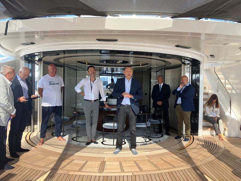 Marche Yachting and Cruising Association press conference in Cannes photo copyright MYC taken at  and featuring the Marine Industry class