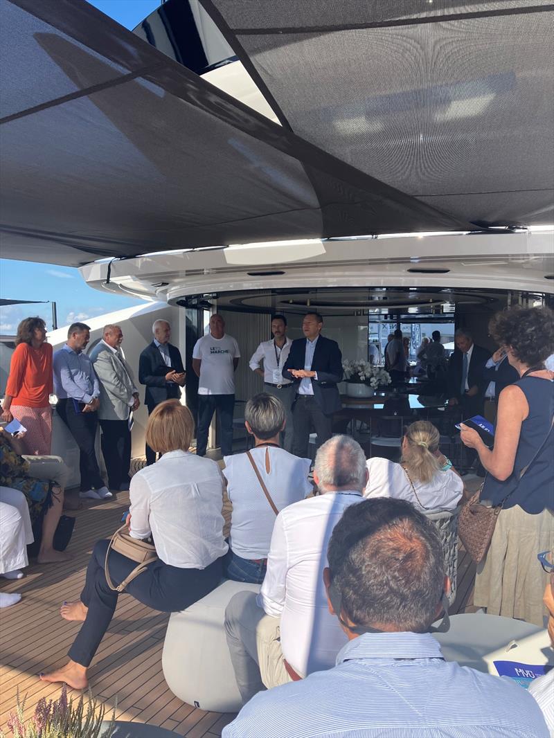 Marche Yachting and Cruising Association press conference in Cannes photo copyright MYC taken at  and featuring the Marine Industry class