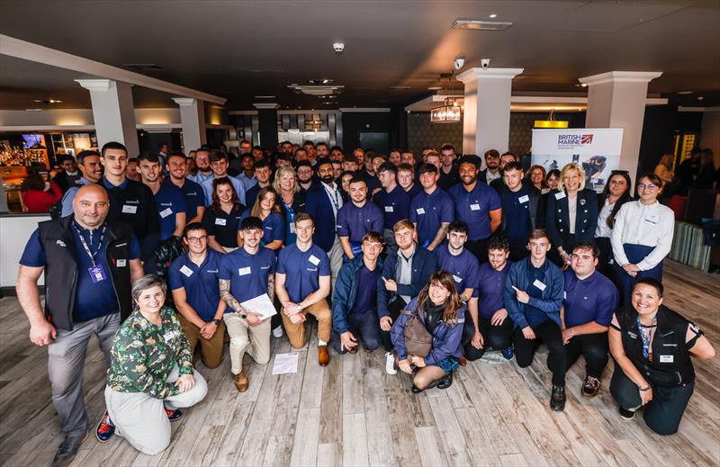 Marine apprentices at the Southampton International Boat Show photo copyright British Marine taken at  and featuring the Marine Industry class