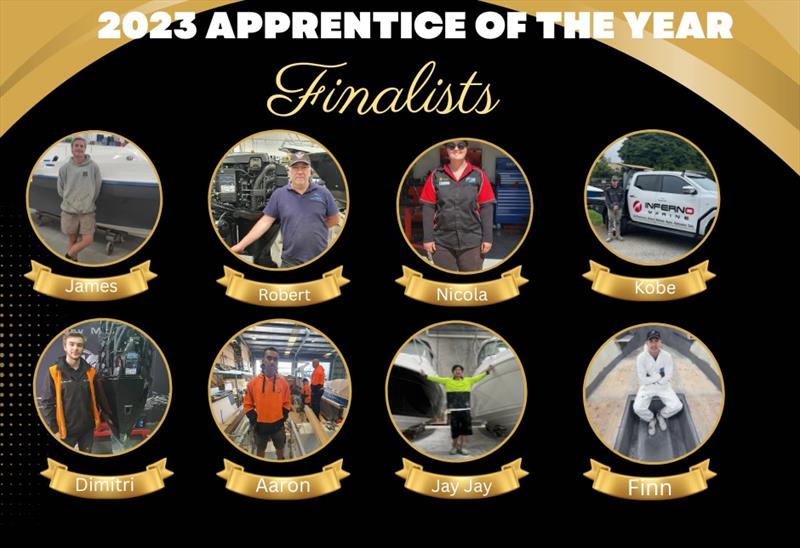 Announcing the finalists for the 2023 Apprentice of the Year photo copyright Boating Industry Association of Victoria taken at  and featuring the Marine Industry class