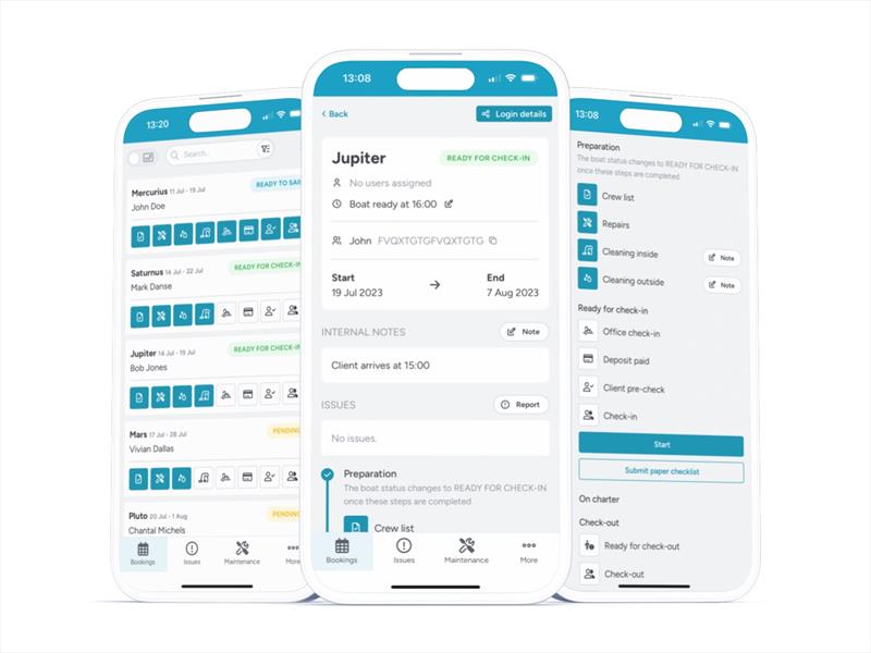 Staff app booking - photo © Floatist