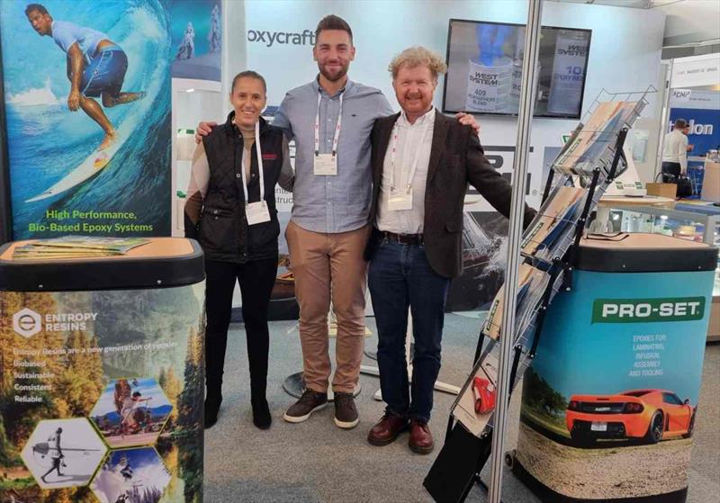 Wessex stand photo copyright Wessex Resins & Adhesives taken at  and featuring the Marine Industry class