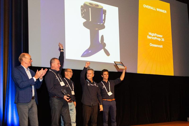Oceanvolt team triumphs at Metstrade 2023 - Double DAME Award winner photo copyright Oceanvolt taken at  and featuring the Marine Industry class