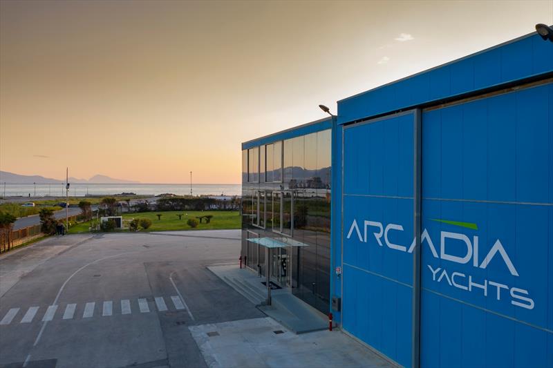 Arcadia Yachts Yard photo copyright Arcadia Yachts taken at  and featuring the Marine Industry class